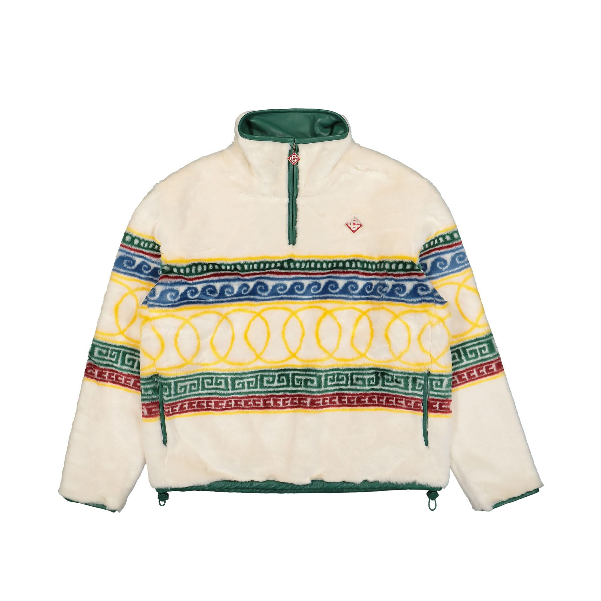 Jacquard Faux Fur Jacket