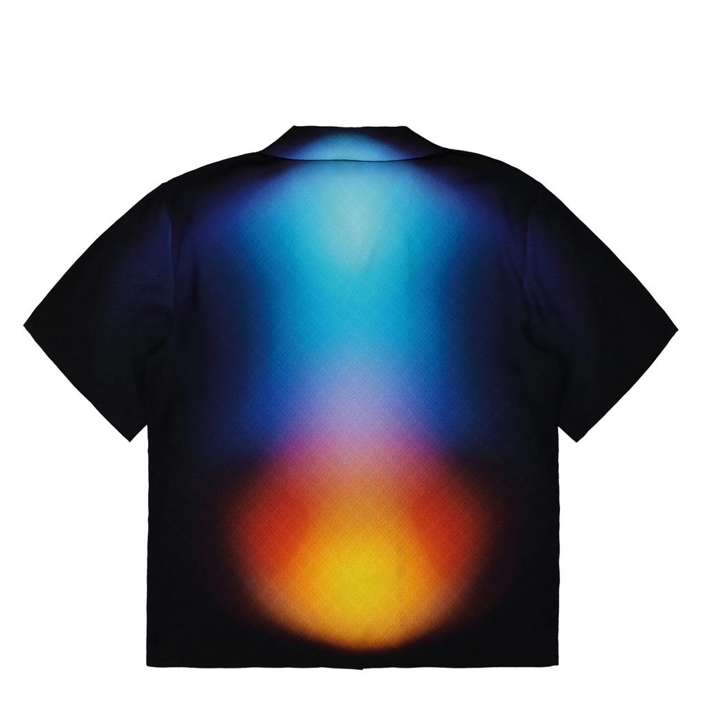 Gradient Silk Short Sleeve Shirt