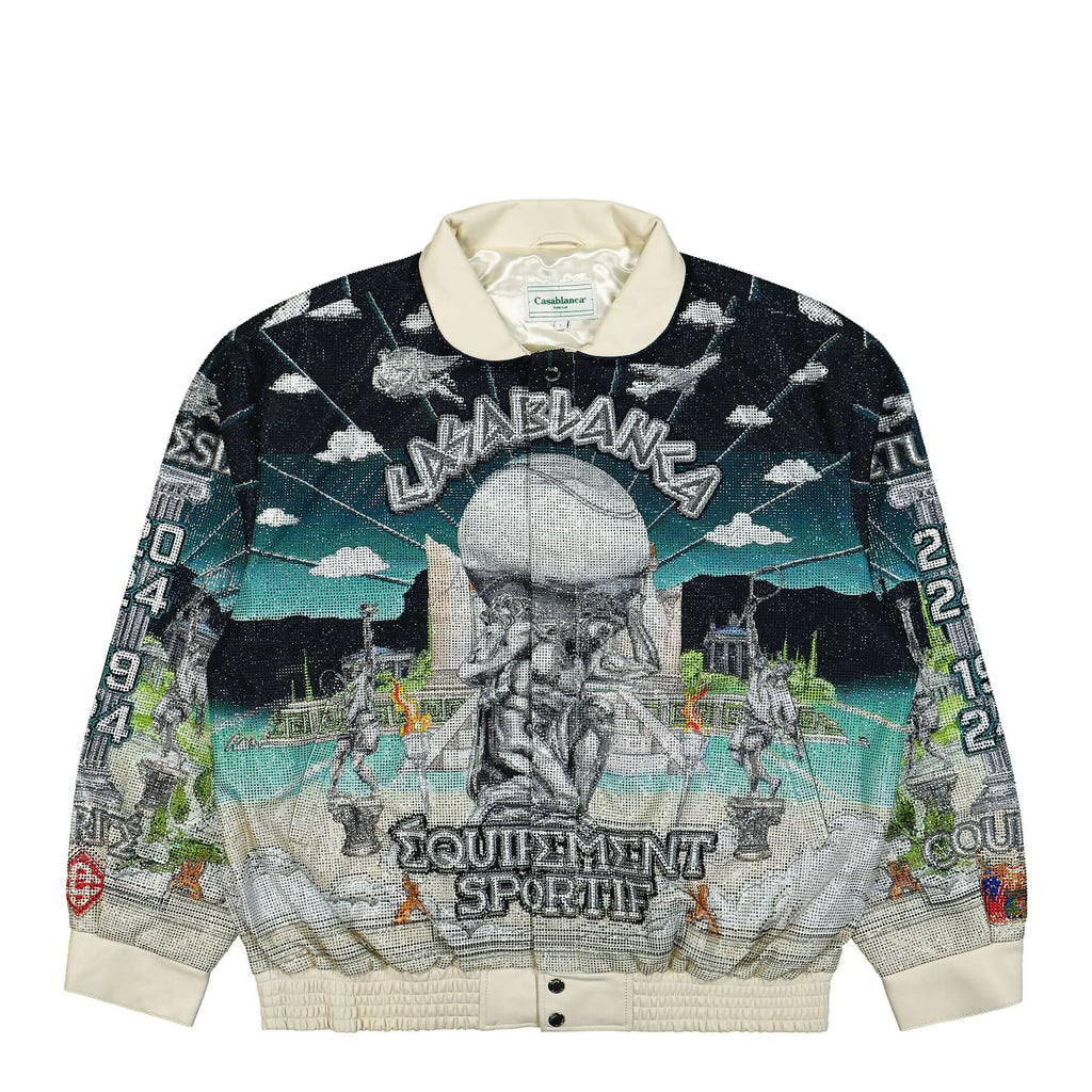 Leather Crystal Jacket