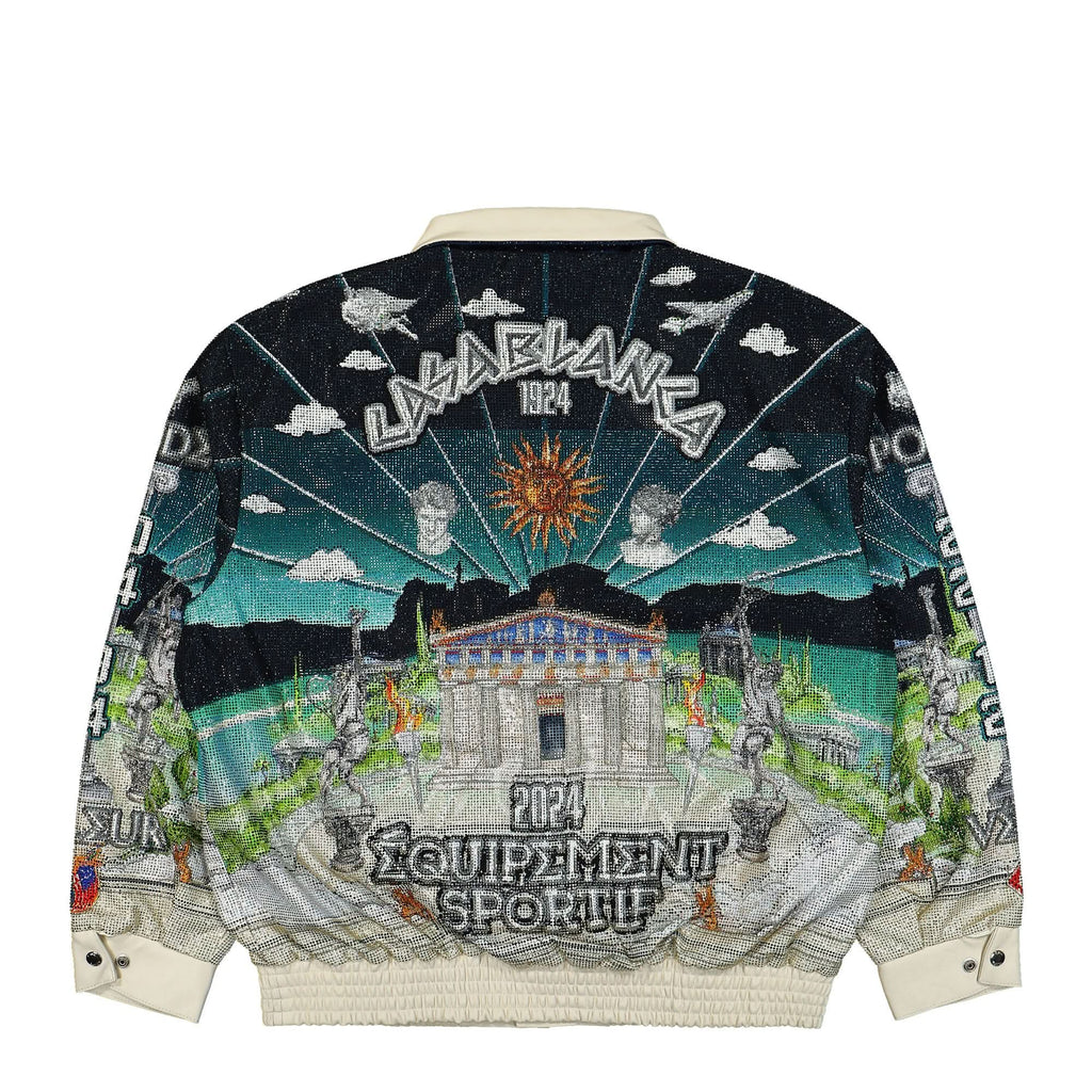 Leather Crystal Jacket