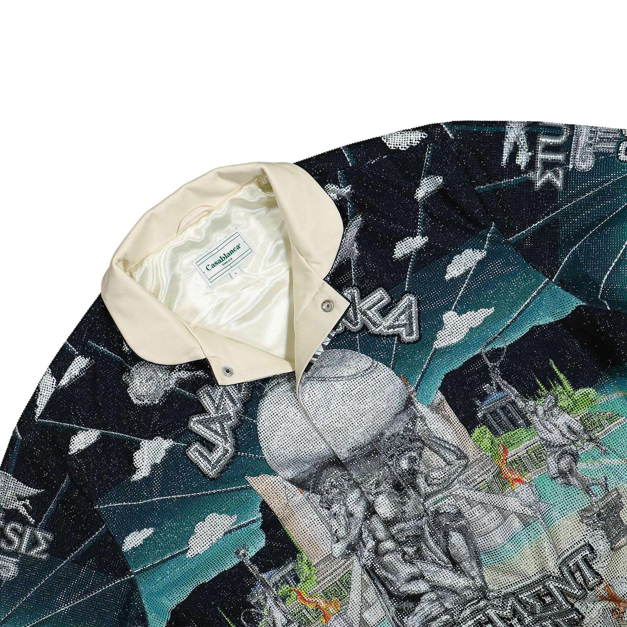 Leather Crystal Jacket