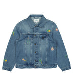 Embroidered Motif Denim Jacket