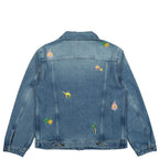 Embroidered Motif Denim Jacket