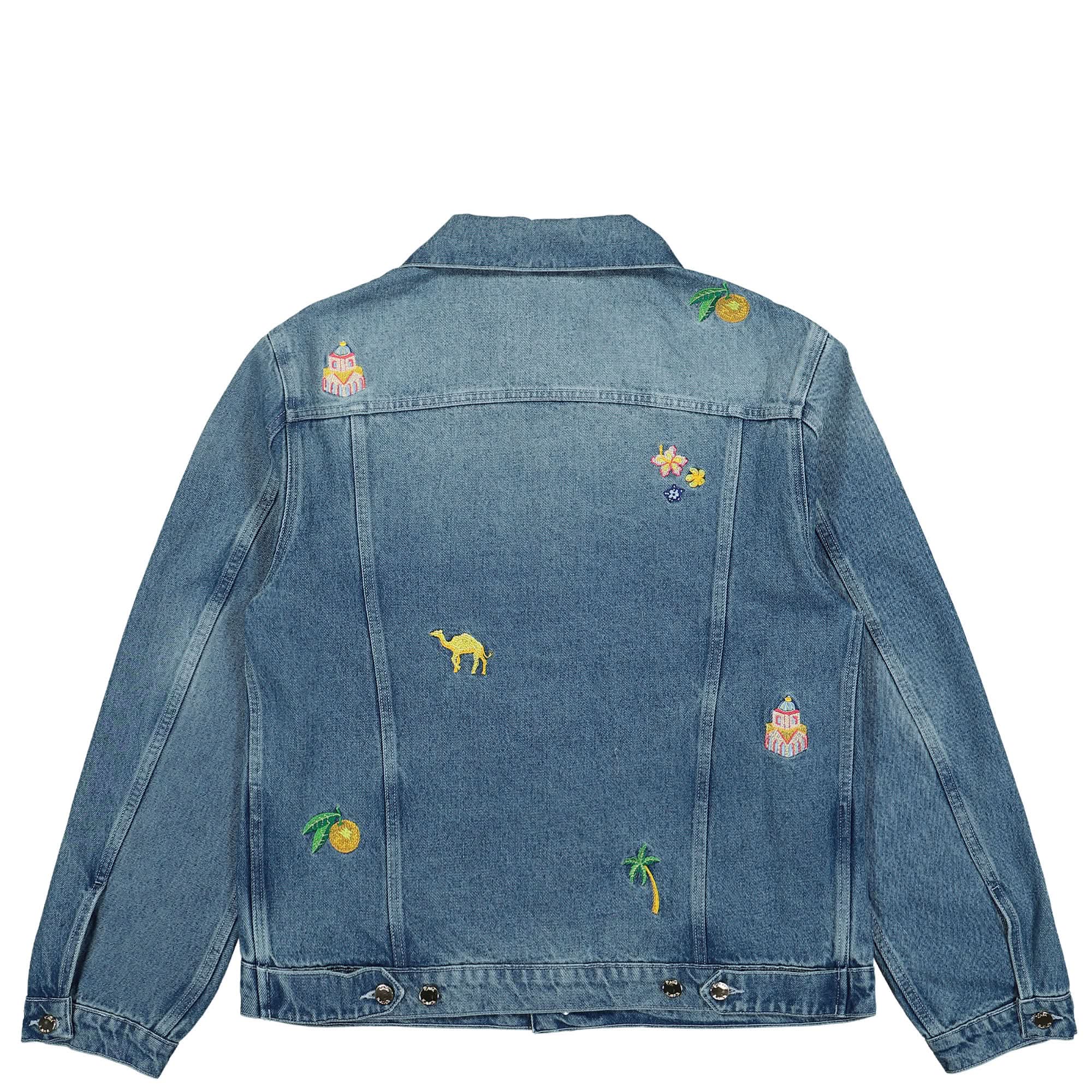 Embroidered Motif Denim Jacket