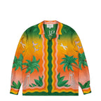 Tennis Club En Fleur Silk Shirt