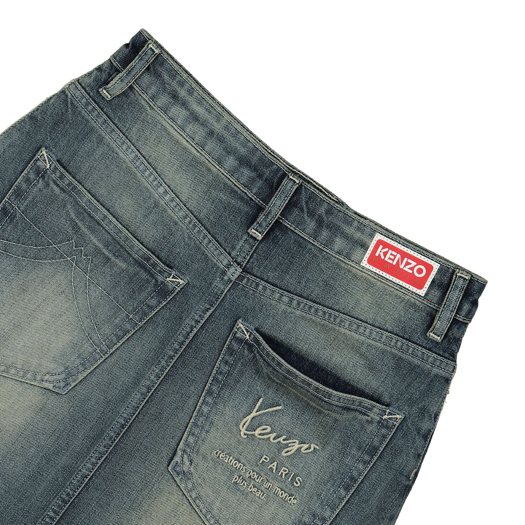 Logo-embroidered Cotton Miniskirt