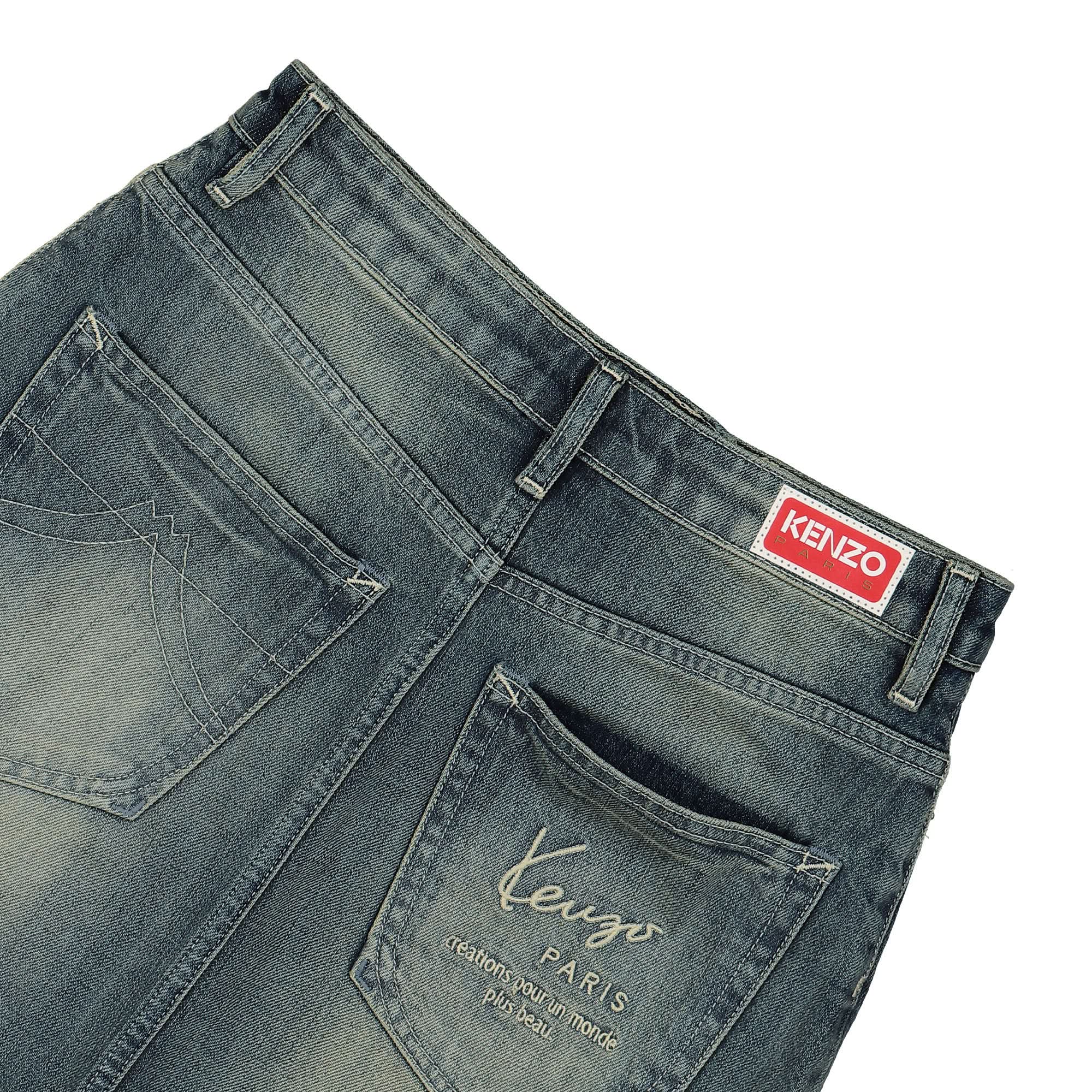 Logo-embroidered Cotton Miniskirt