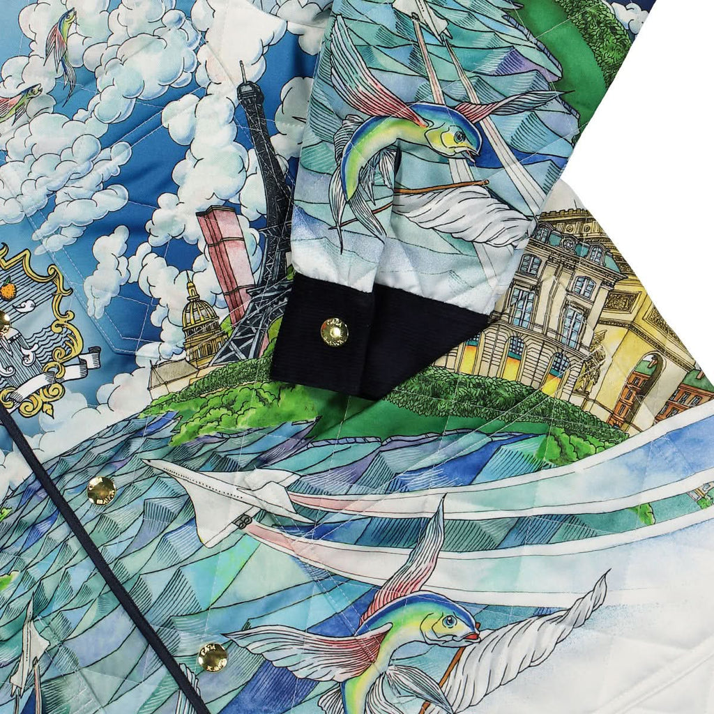 Printed & Quilted Hunting Jacket