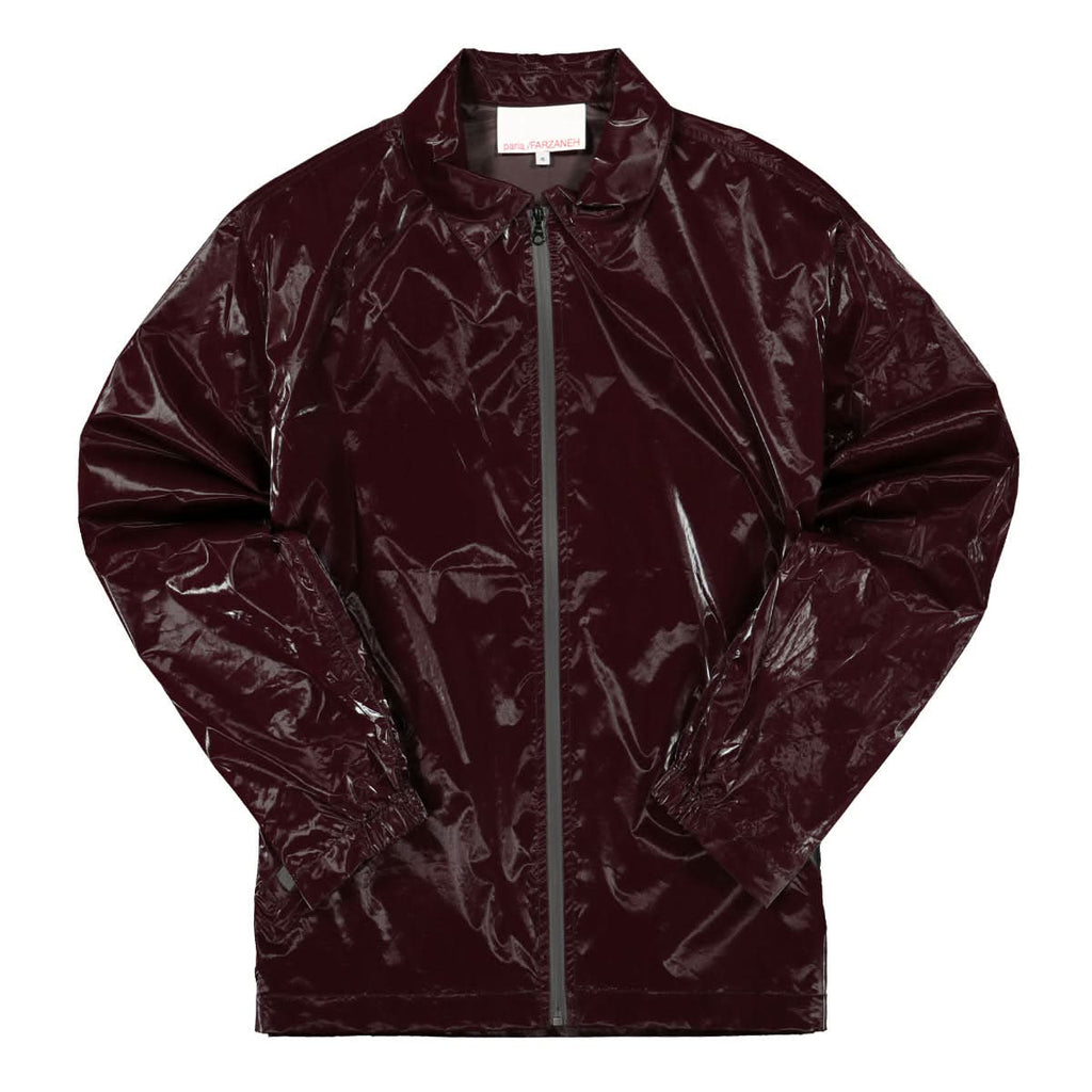 PVC Burgundy Jacket