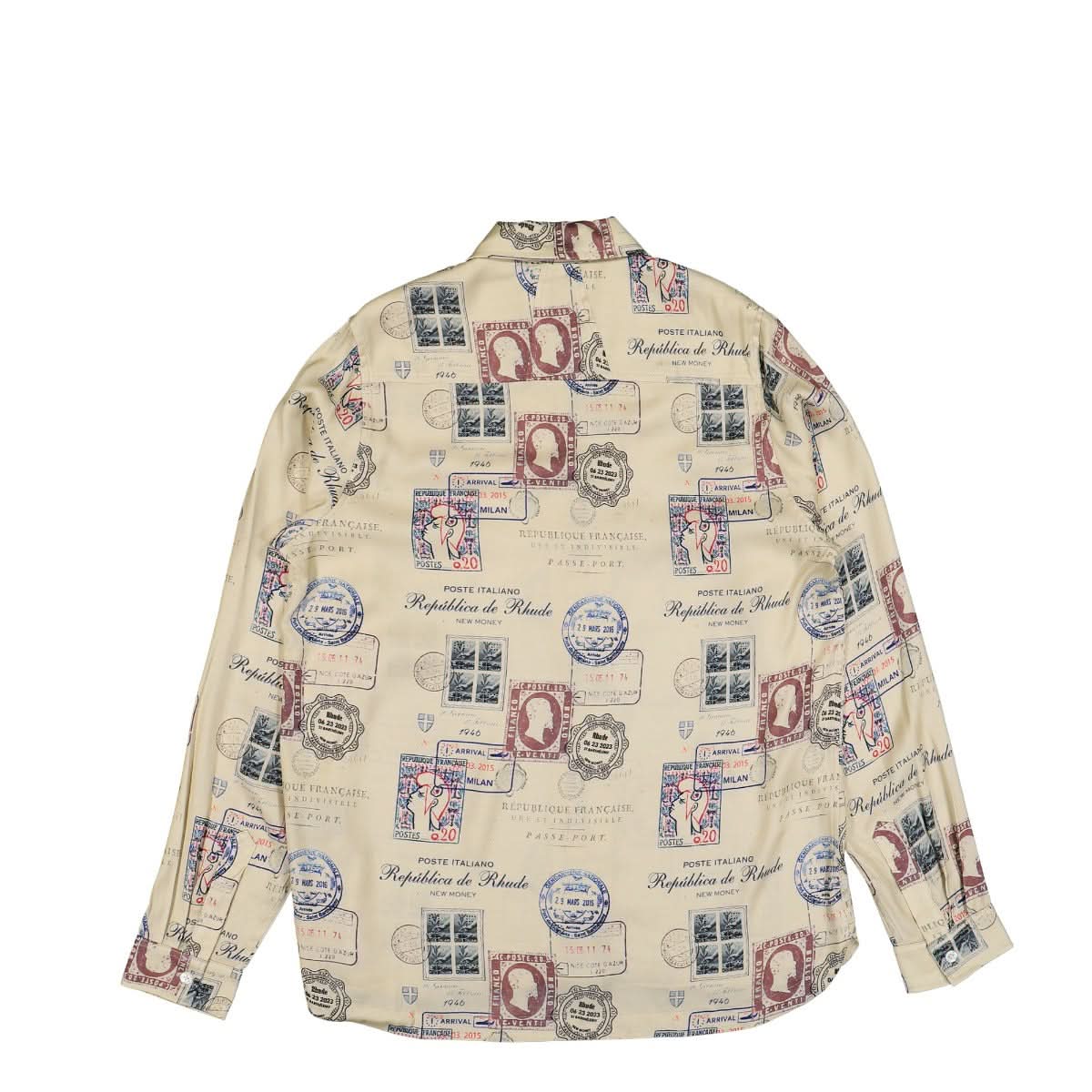 Passport Stamp Print Shirt