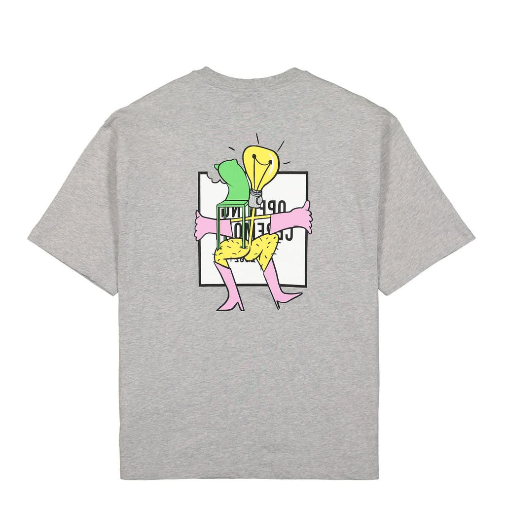 T-Shirt mit Glühbirnen-Box-Logo (Standardgröße)