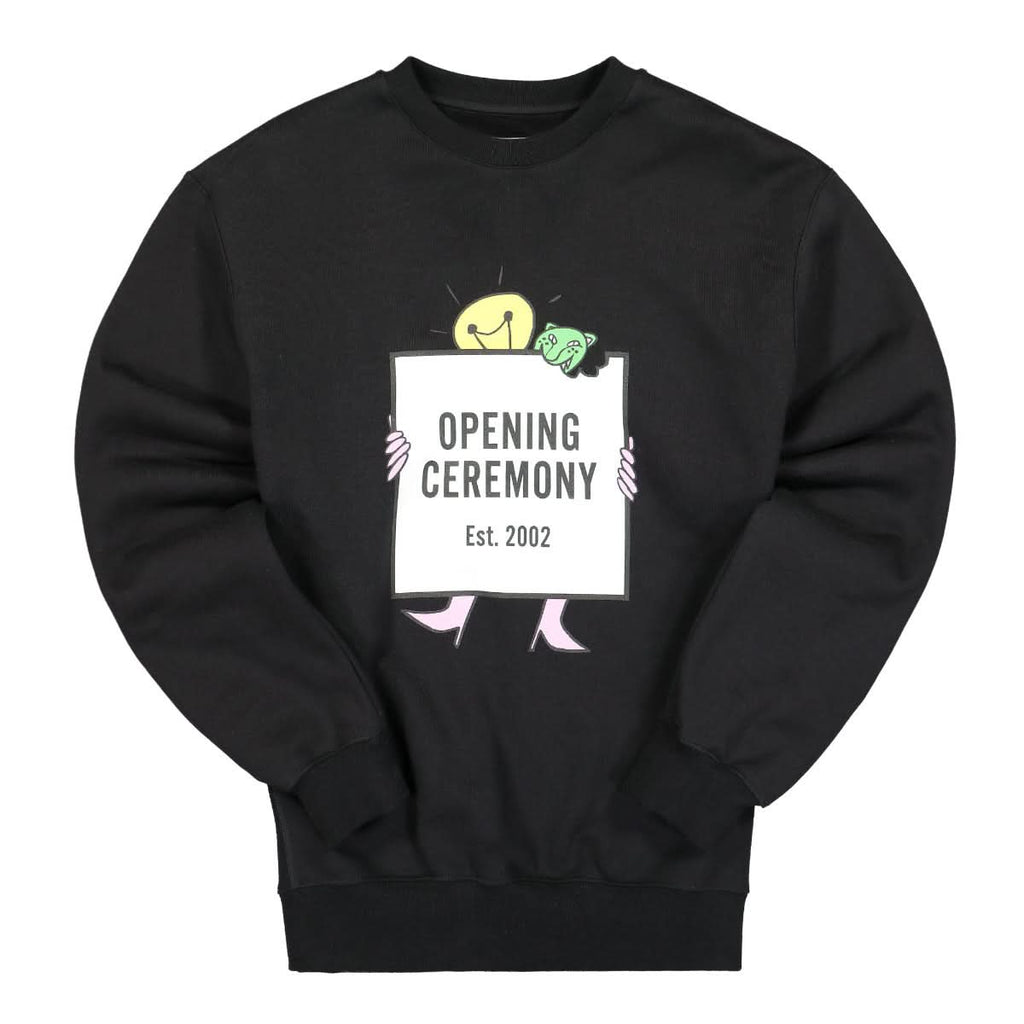 Light Bulb Box Logo Crew Sweater