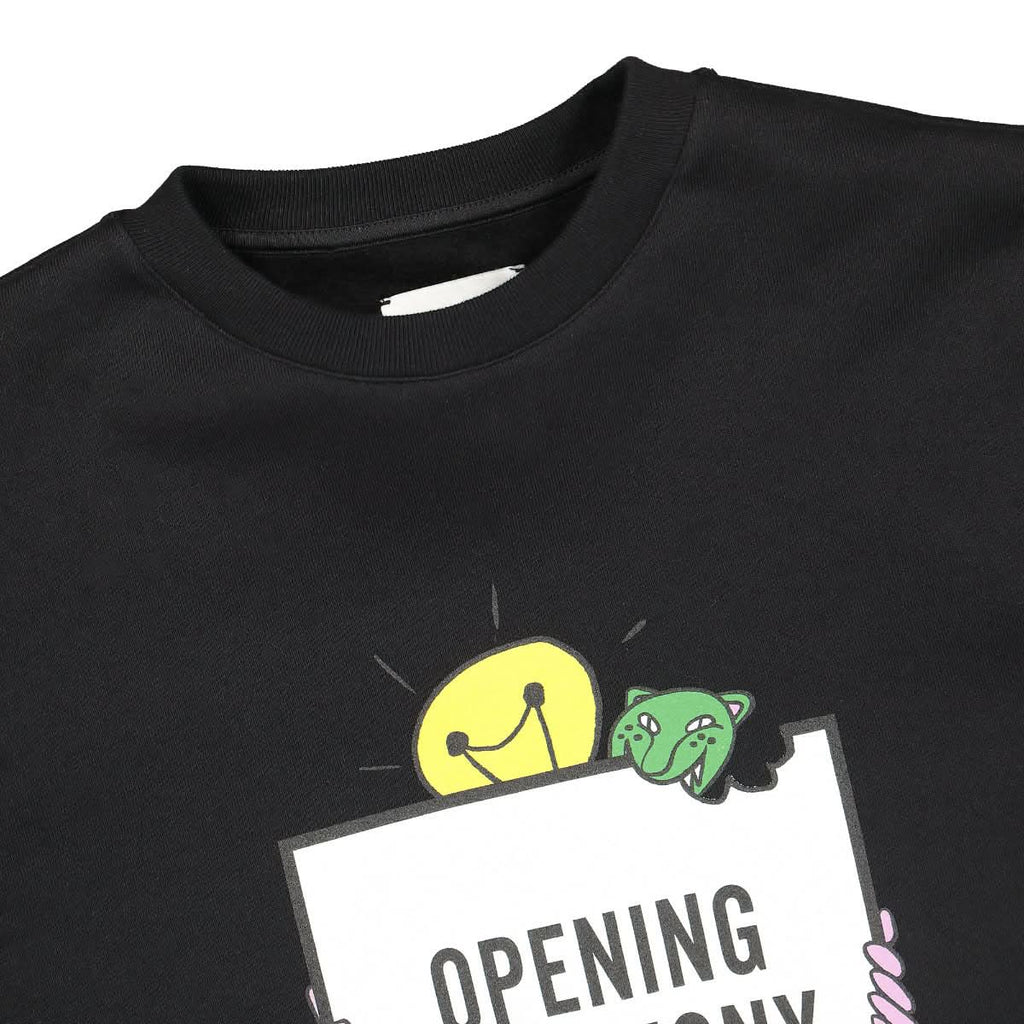 Light Bulb Box Logo Crew Sweater